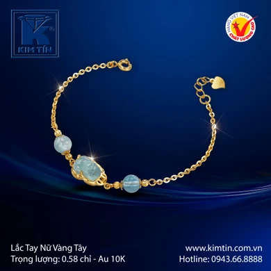 Lắc tay nữ Vàng tây 10K