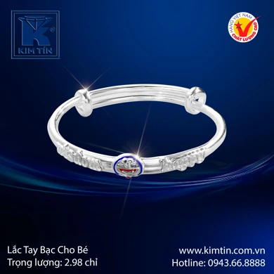 Lắc tay bạc cho bé