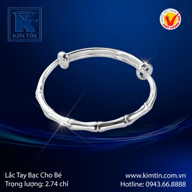 Lắc tay bạc cho bé 