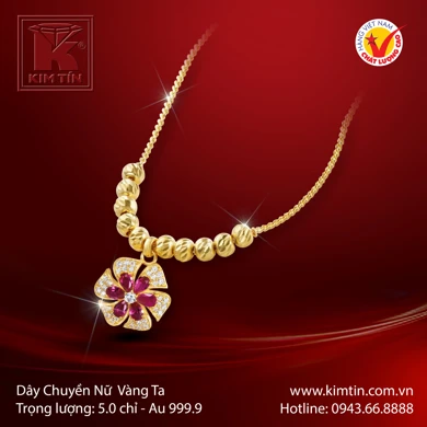 Dây chuyền Vàng 24K