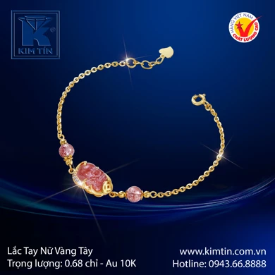 Lắc tay nữ Vàng tây 10K 