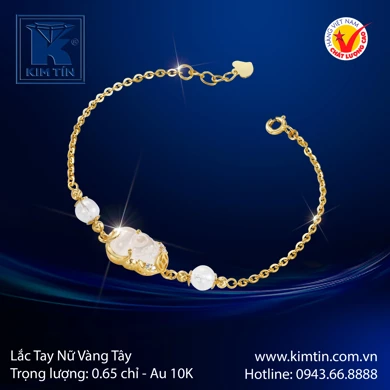 Lắc tay nữ Vàng tây 10K 