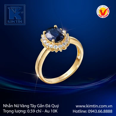 Nhẫn nữ Vàng tây 10K