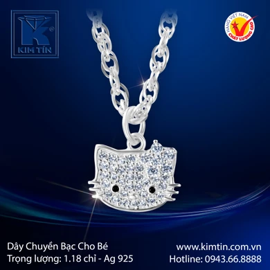 Dây chuyền Bạc cho bé 