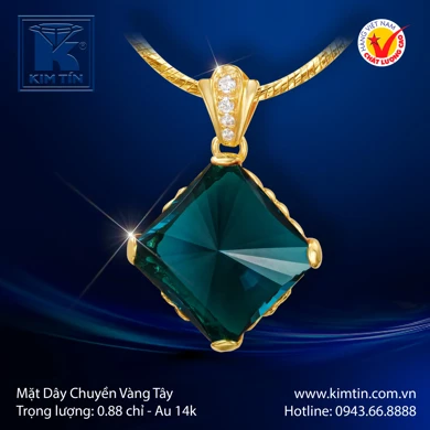 Mặt Dây Chuyền Vàng Tây 14K