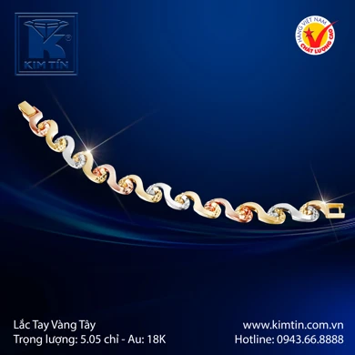 Lắc tay Vàng tây 18K