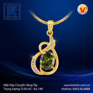 Mặt dây chuyền Vàng tây 14K