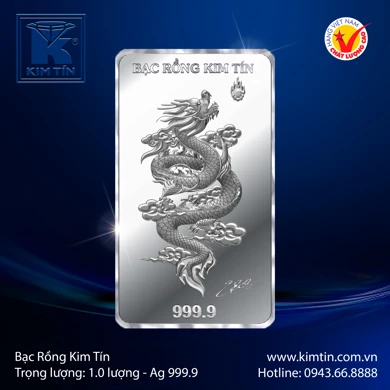 Bạc Rồng Kim Tín 1 Lượng 