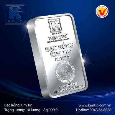 Bạc Rồng Kim Tín 10 Lượng 