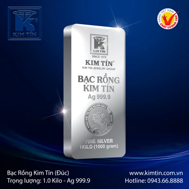 Bạc Rồng Kim Tín 1 Kilo (Đúc)