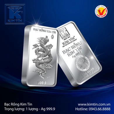 Bạc Rồng Kim Tín 1 Lượng 