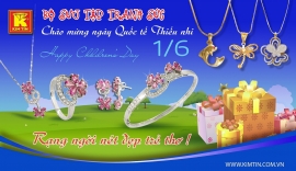 Nhiều trang sức quà tặng cho ngày Quốc tế thiếu nhi 2017