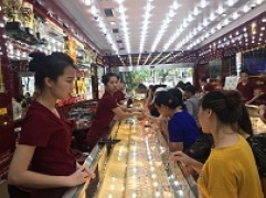 Thông tin thị trường vàng sáng 15.3.2019: Giá vàng đi xuống nhẹ