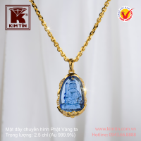 Mặt dây chuyền hình Phật - Vàng 24K