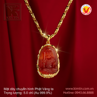 Mặt dây chuyền hình Phật - Vàng 24K