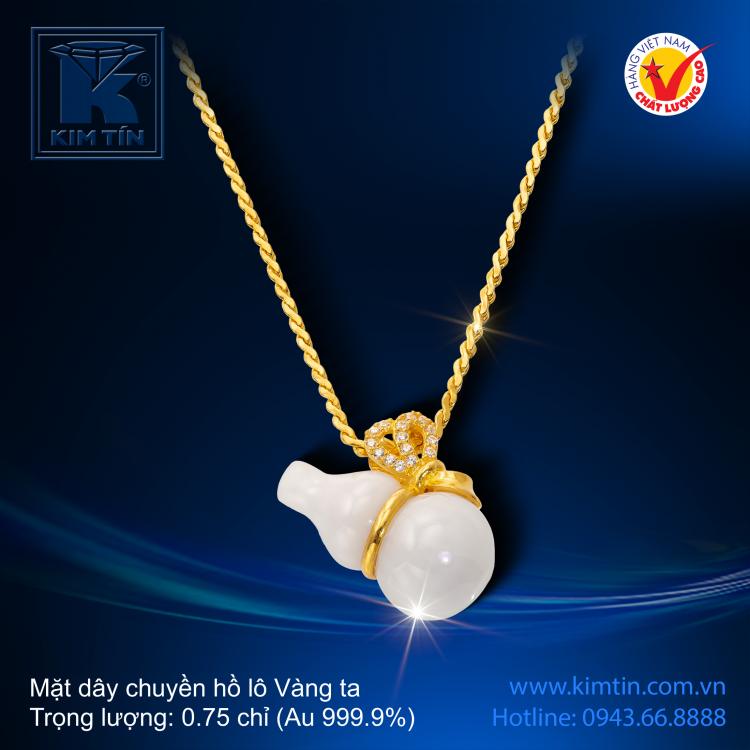 Mặt dây chuyền hồ lô - Vàng 24K