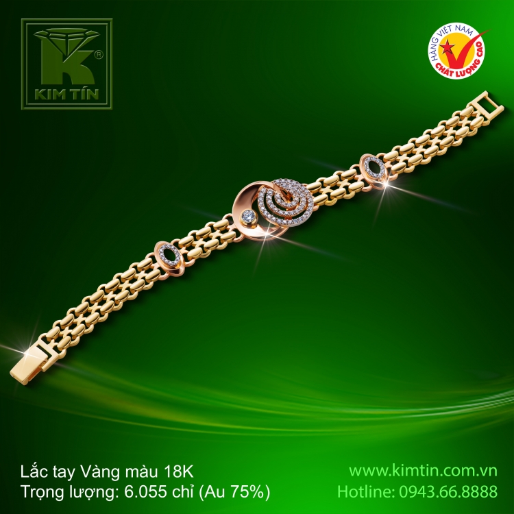 Lắc tay Vàng 18K