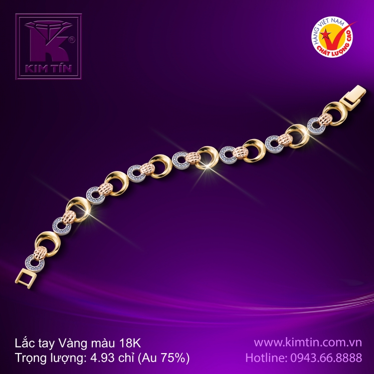 Lắc tay Vàng 18K