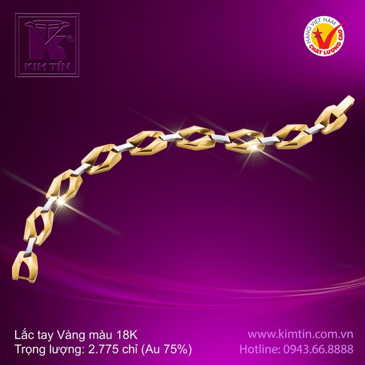 Lắc tay Vàng 18K