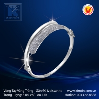 Vòng Tay Vàng Trắng 14K