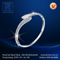Vòng Tay Vàng Trắng 14K