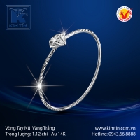 Vòng Tay Vàng Trắng 14K