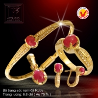 Bộ vàng màu 18K