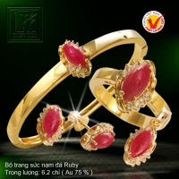 Bộ vàng màu 18K