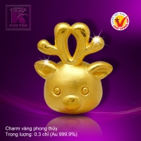 Charm vàng phong thủy