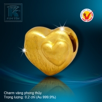 Charm vàng phong thủy