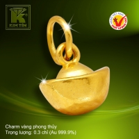 Charm vàng phong thủy