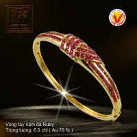 Vòng tay nạm Ruby