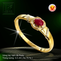 Vòng tay nạm Ruby