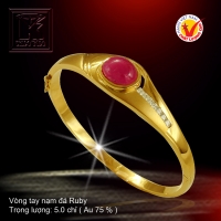 Vòng tay nạm Ruby