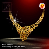 Kiềng cổ vàng 24K