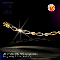 Lắc tay vàng 18 K