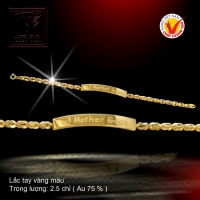 Lắc tay vàng 18 K