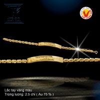 Lắc tay vàng 18 K