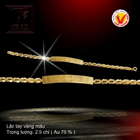 Lắc tay vàng 18 K