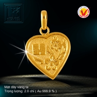 Mặt dây vàng 24K