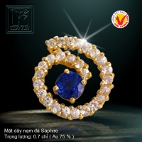 Mặt dây vàng 18K