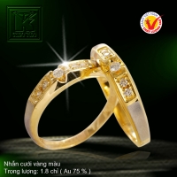 Nhẫn cưới vàng 18K