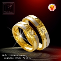 Nhẫn cưới vàng 18K