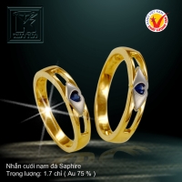 Nhẫn cưới vàng 18K