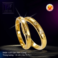 Nhẫn cưới vàng 18K