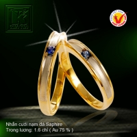 Nhẫn cưới vàng 18K