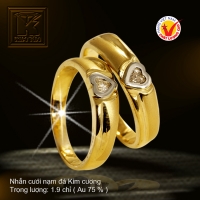 Nhẫn cưới vàng 18K