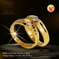 Nhẫn cưới vàng 18K