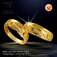 Nhẫn cưới vàng 18K