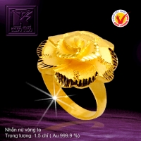 Nhẫn nữ vàng 24K